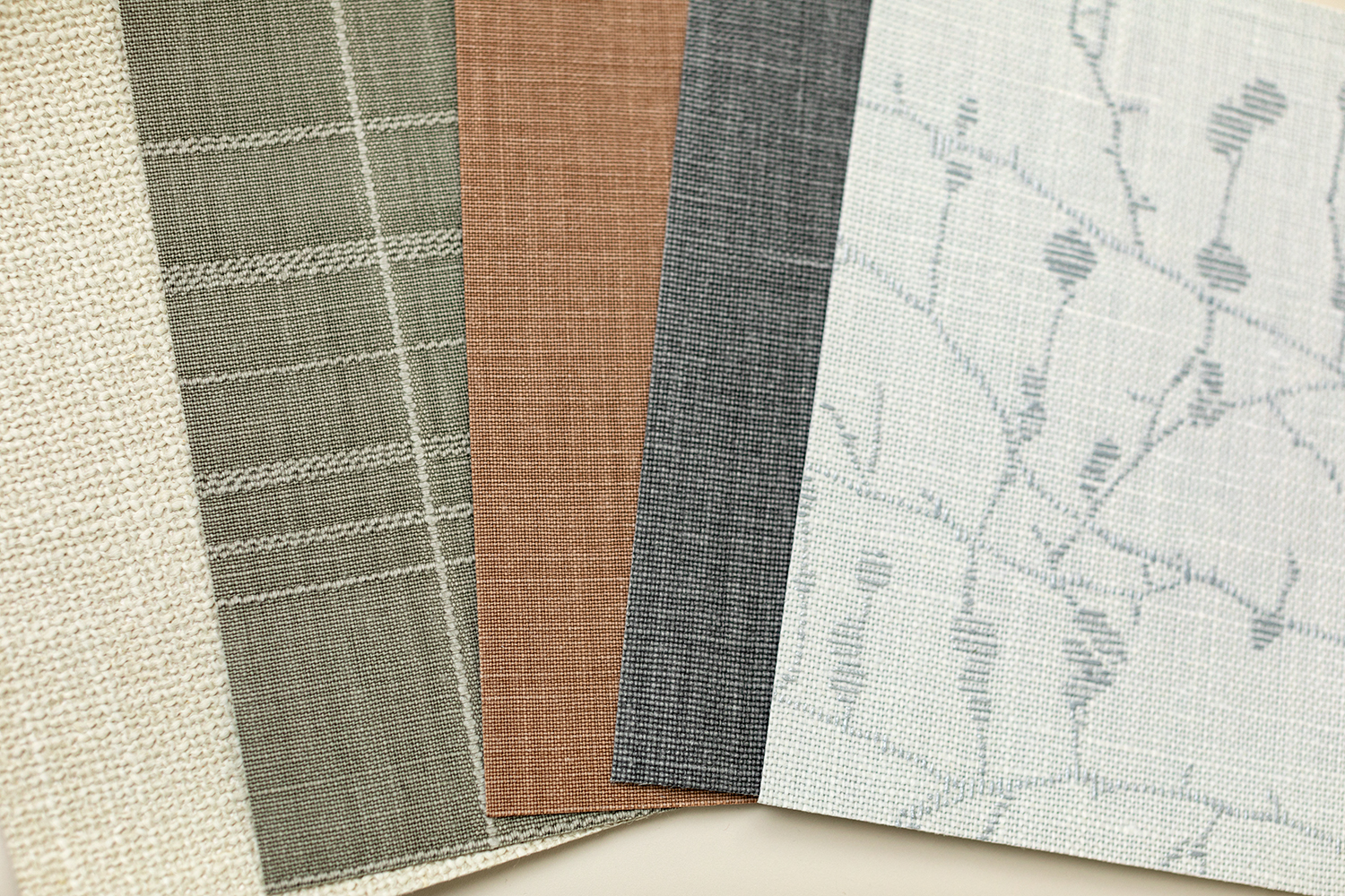 linen wallcovering sample pack
